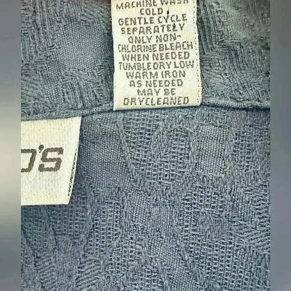 Chico’s 100% Cotton Denim Blue Lightweight Jacket Size Medium💙 - Picture 4 of 4